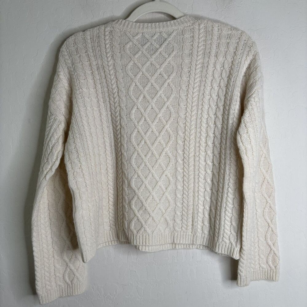 Reformation Cable Knit Cashmere Sweater - Picture 4 of 4
